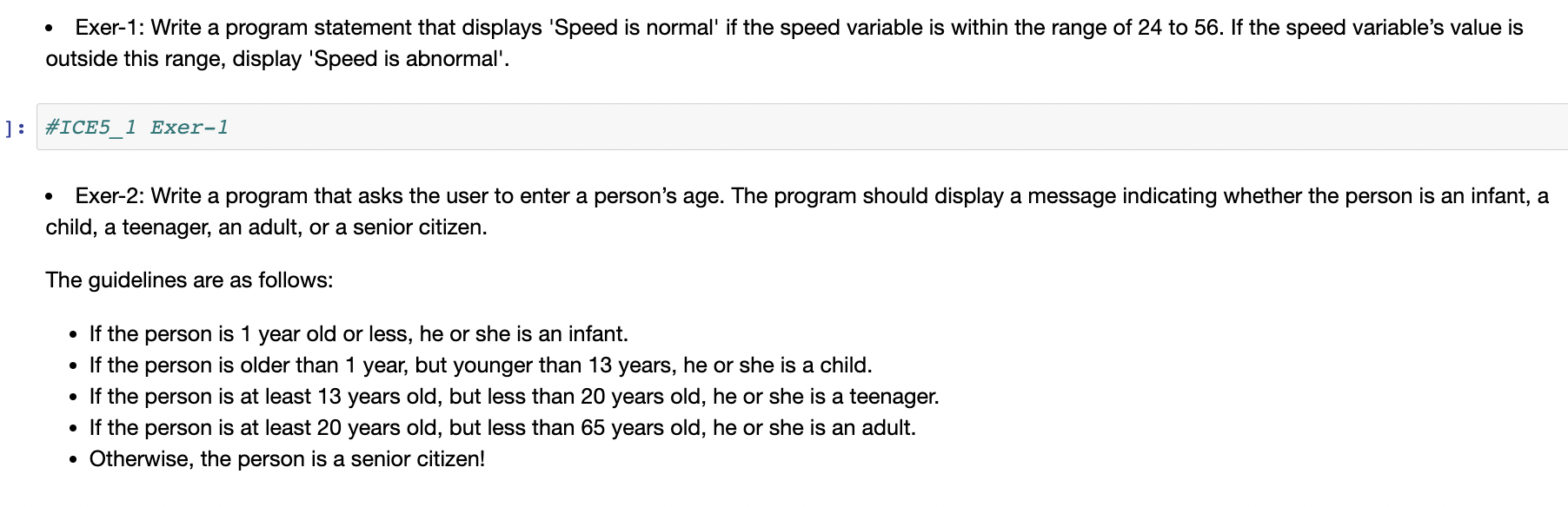 Solved - Exer-1: Write a program statement that displays | Chegg.com