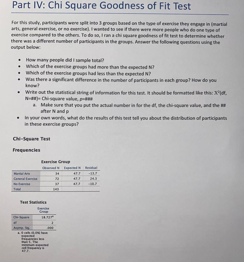 solved-part-iv-chi-square-goodness-of-fit-test-for-this-chegg