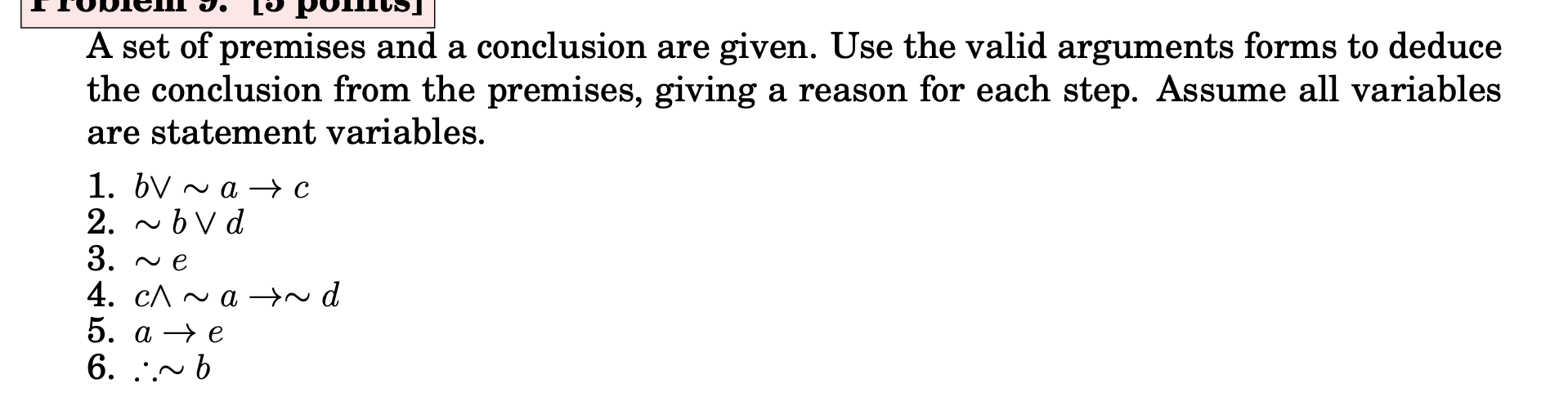 Solved A set of premises and a conclusion are given. Use the | Chegg.com