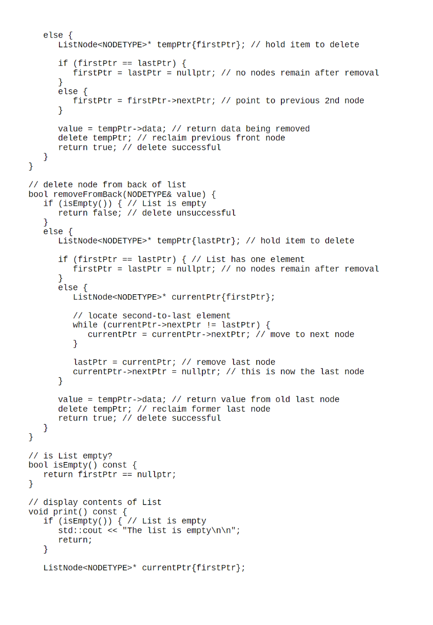 Solved For this lab we will upgrade the linked list.Here are | Chegg.com