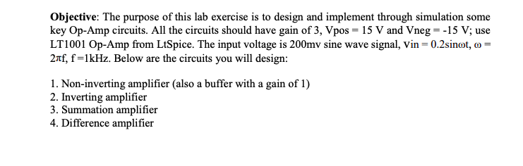 Solved Objective: The purpose of this lab exercise is to | Chegg.com