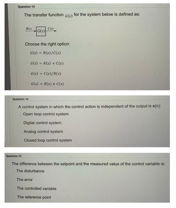 Solved Question 1 The transfer function of a system is given | Chegg.com