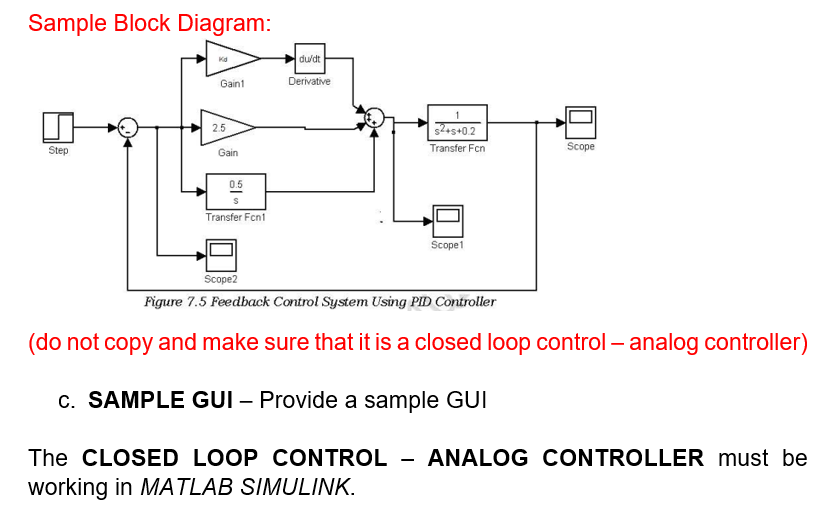 analog Using MATLAB Simulink, design a closed loop | Chegg.com