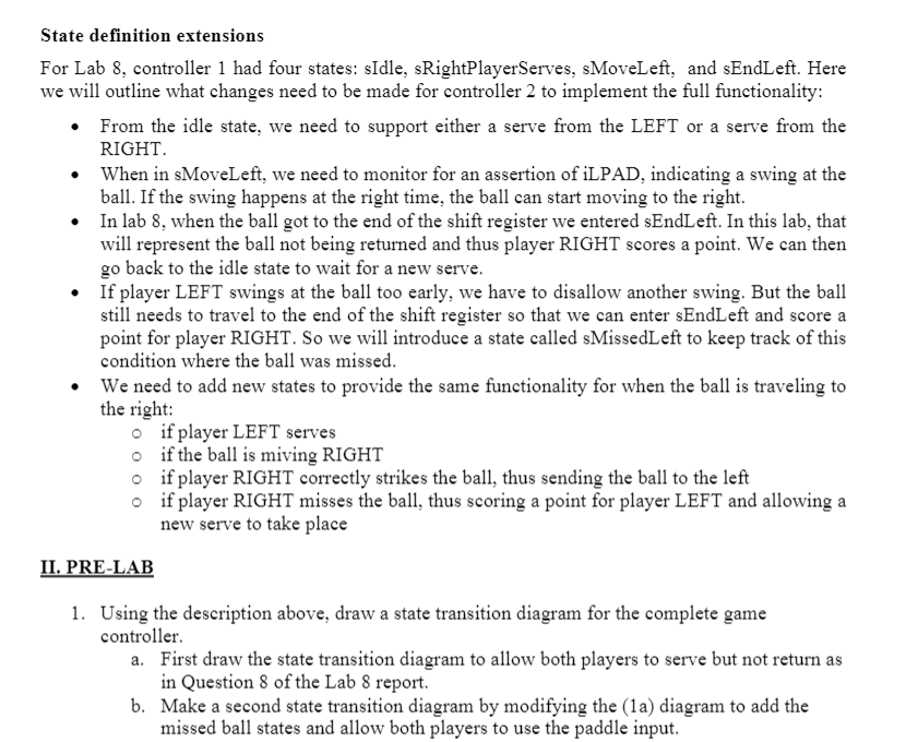 State Definition Extensions For Lab 8 Controller 1 Chegg Com