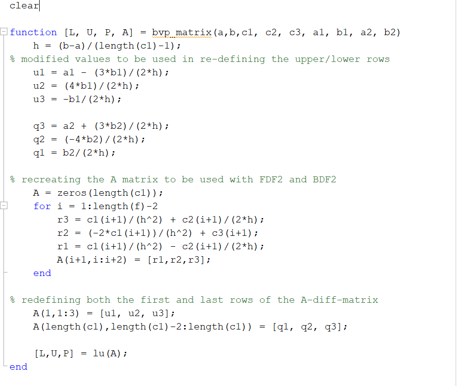 1 Construct The Differentiation Matrix For L U X Chegg Com