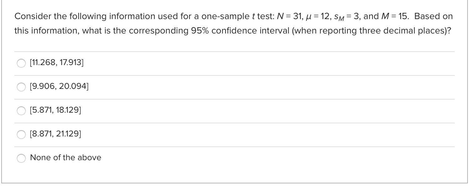 Solved Consider the following information used for a | Chegg.com