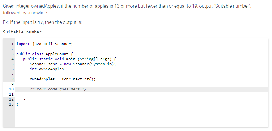 Solved Given integer ownedApples, if the number of apples is | Chegg.com