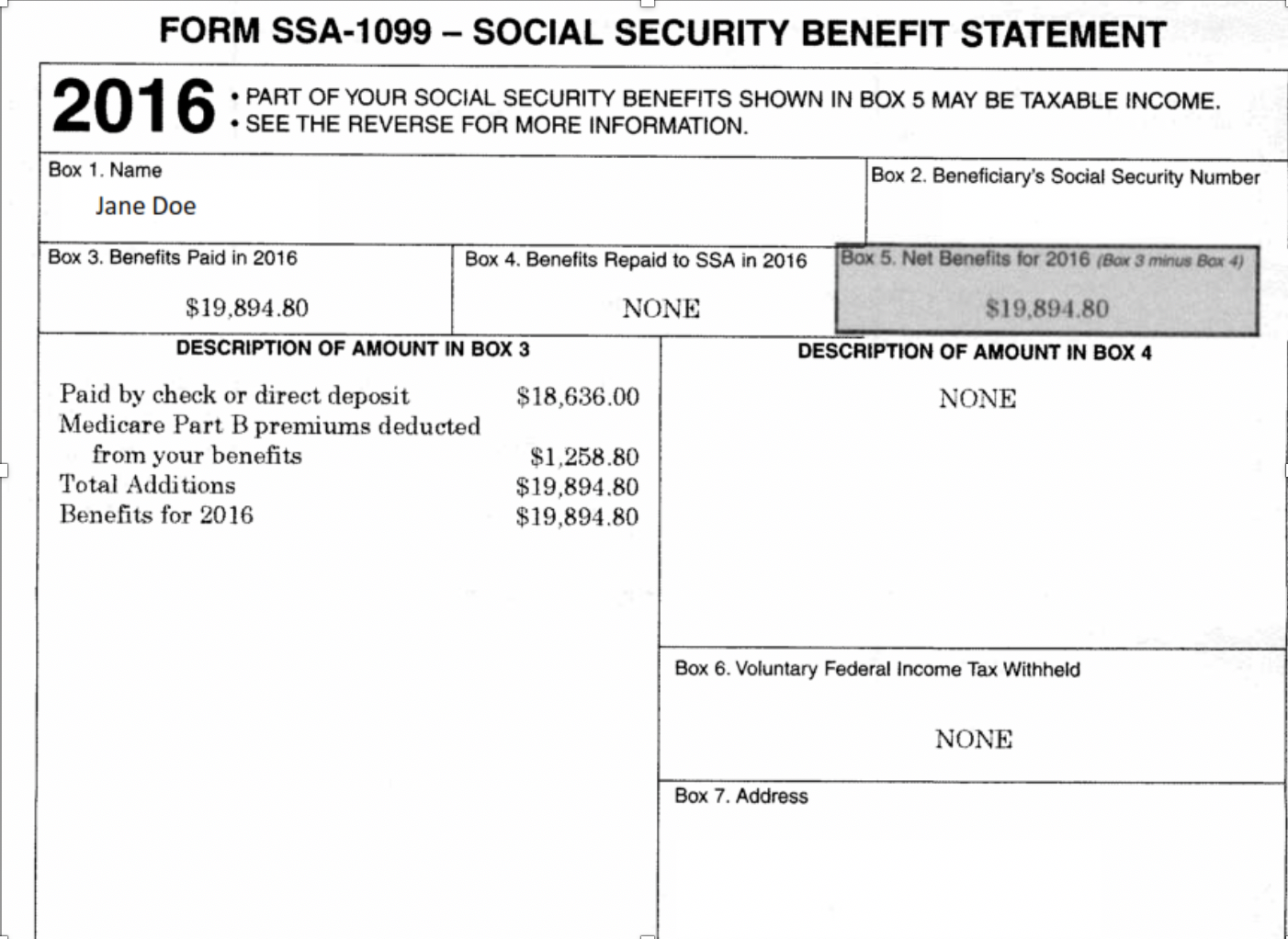 [Solved] John and Jane Doe are married retired taxpayers who care for