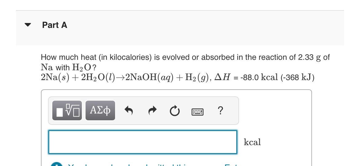 solved-part-a-how-much-heat-in-kilocalories-is-evolved-or-chegg