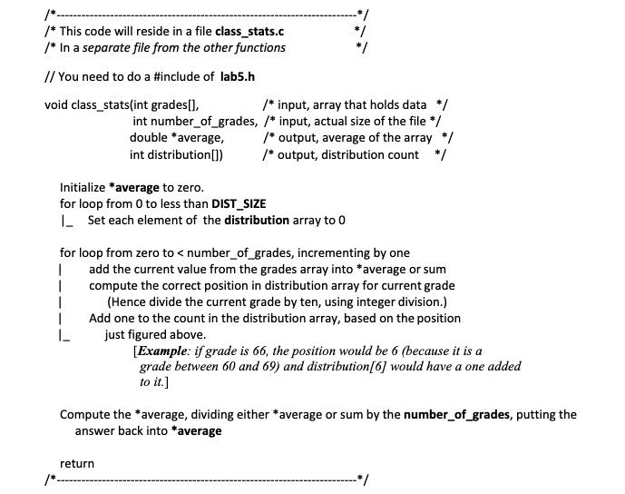 Solved Create a function that adds grade distributions to | Chegg.com