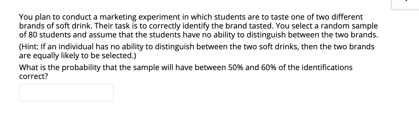 Solved You Plan To Conduct A Marketing Experiment In Which Chegg