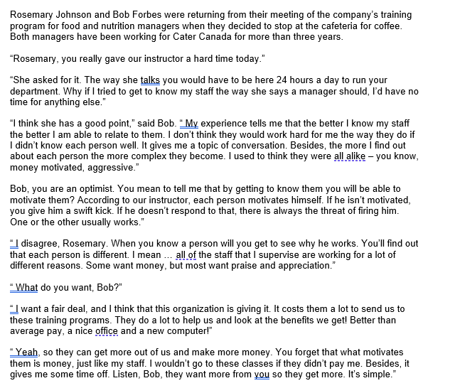 Solved Rosemary Johnson and Bob Forbes were returning from