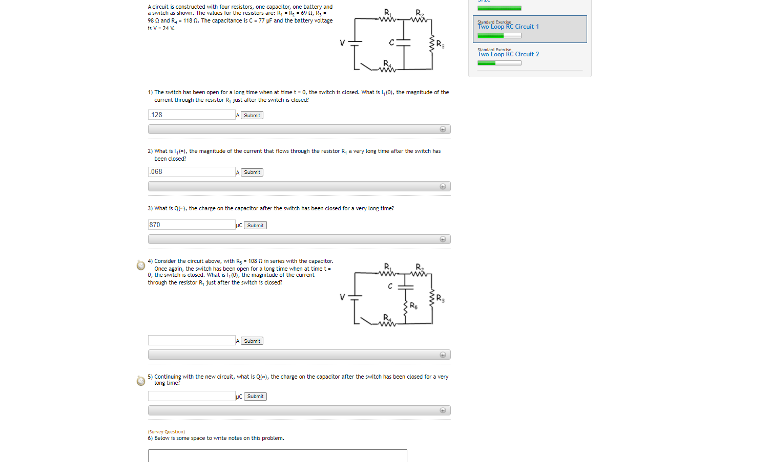 Solved circuit is constructed with four resistors, one | Chegg.com