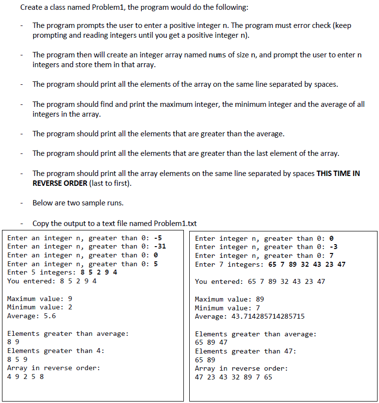 Solved Program #1: (15 marks) Create a class INR” which has