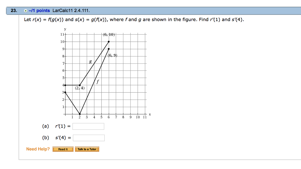 Solved Points Larcalc Let R X F G X Chegg Com