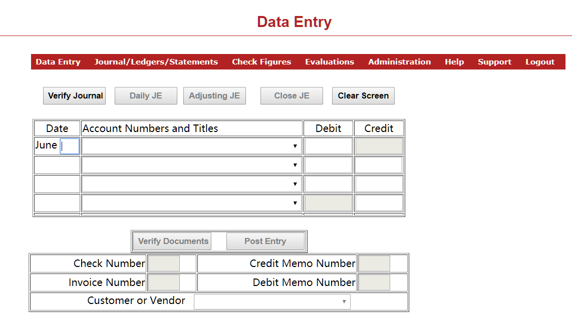 Solved Data Entry Check Figures Data Entry | Chegg.com