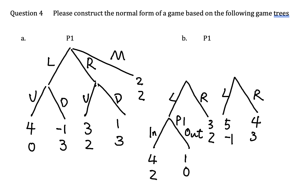 Question 4 ﻿Please construct the normal form of a | Chegg.com