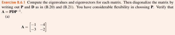 Solved Exercise B.6.1 Compute The Eigenvalues And | Chegg.com | Chegg.com