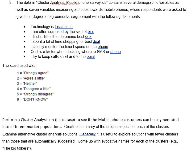 Solved 2. The data in 