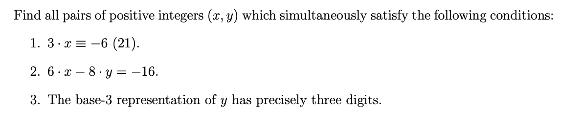 Solved Find all pairs of positive integers (x, y) which | Chegg.com