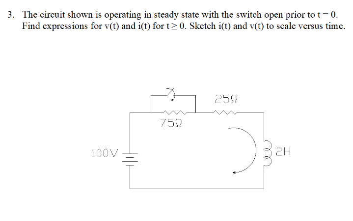 Solved 3. The Circuit Shown Is Operating In Steady State | Chegg.com