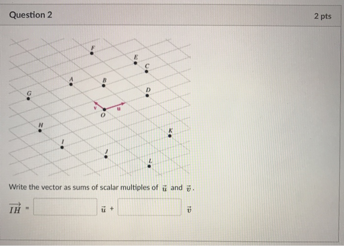 Solved Question 1 2 pts Which of the following vectors | Chegg.com