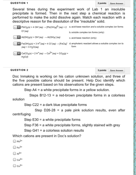 Solved Question 1 2 Points Save Answer Several Times During