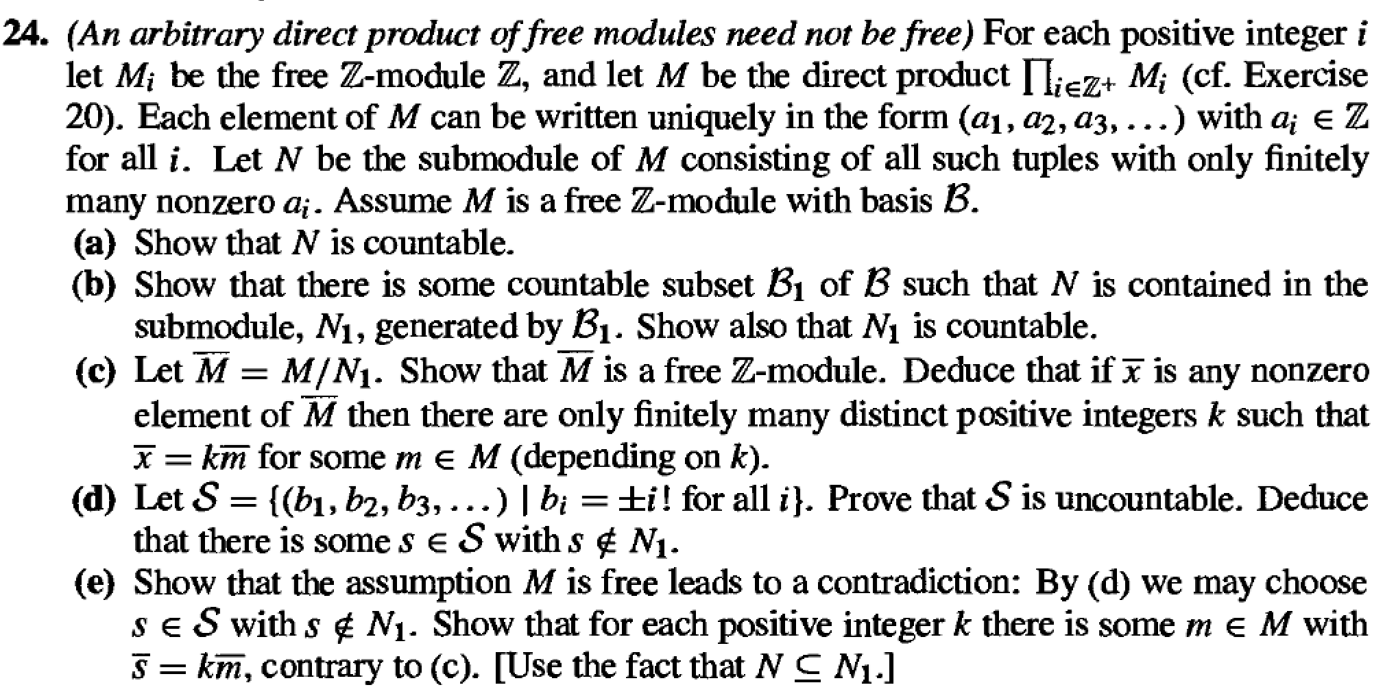 Solved This Is Question 10.3.24 In Dummit & Foote, Fourth | Chegg.com