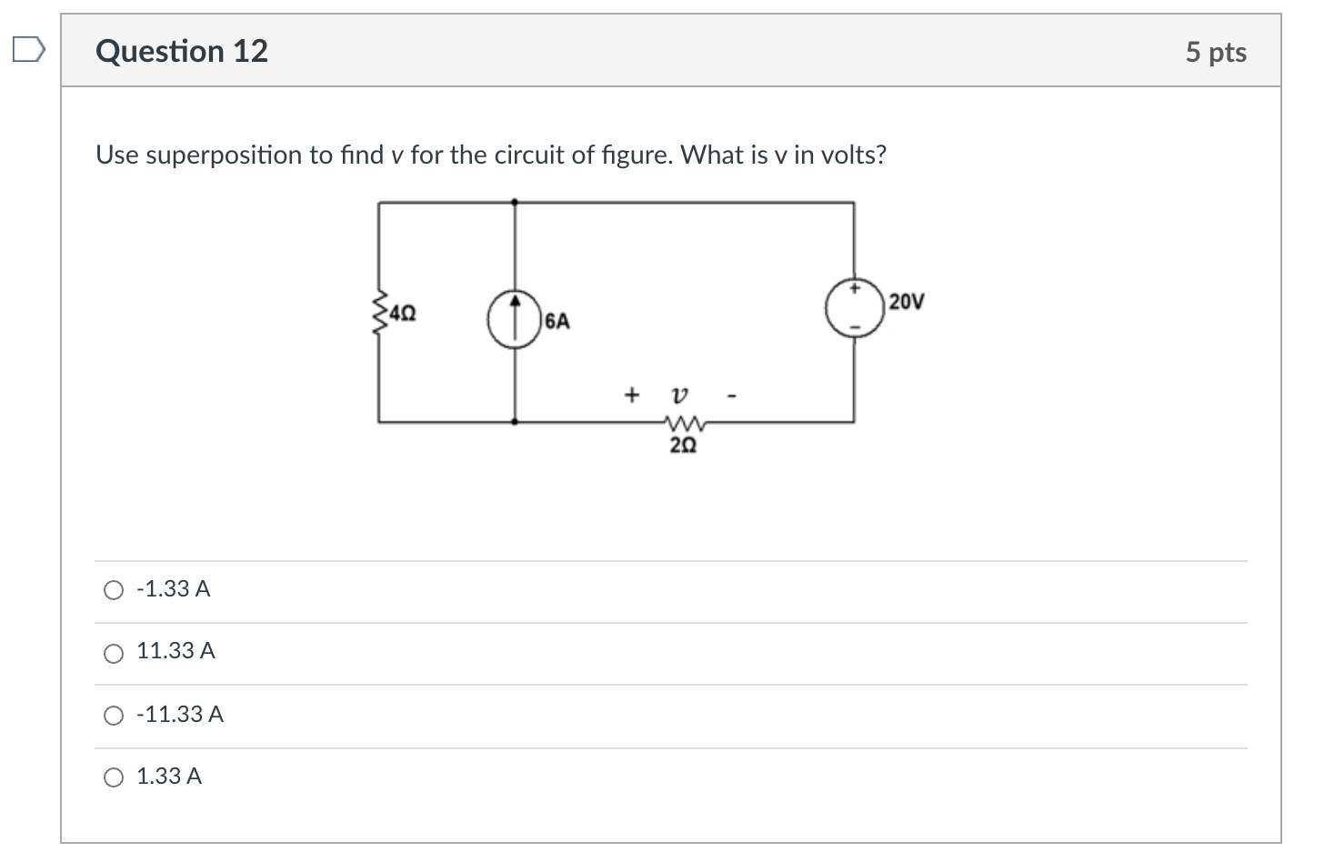 solved-question-12-5-pts-use-superposition-to-find-v-for-the-chegg