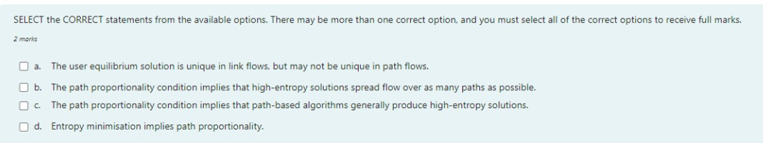 Solved SELECT the CORRECT statements from the available | Chegg.com
