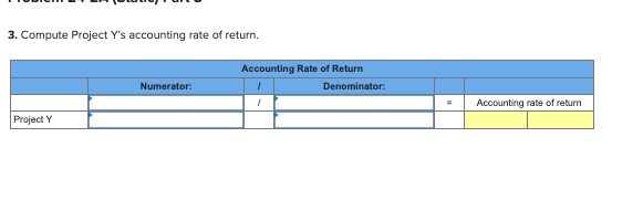 Solved Problem 24-2A (Static) Payback period, accounting | Chegg.com