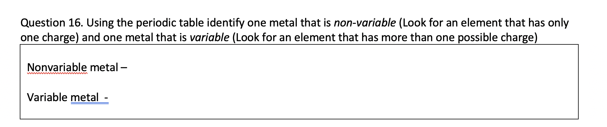 Solved 6 Naming Salts Question 12 What Are The Naming Chegg