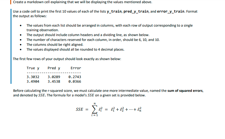 Part 5: Training Score Regression models are often | Chegg.com