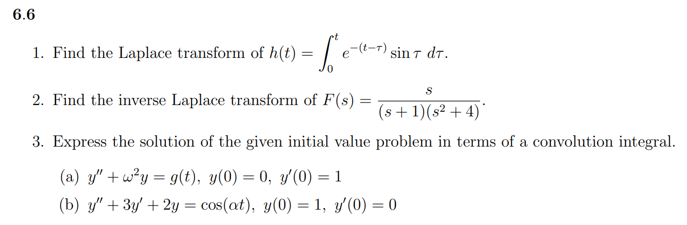 Solved Math: Ordinary Differential Equation Chapter 6.6: The | Chegg.com