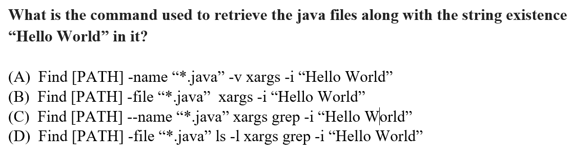 Solved What Is The Command Used To Retrieve The Java Files | Chegg.com