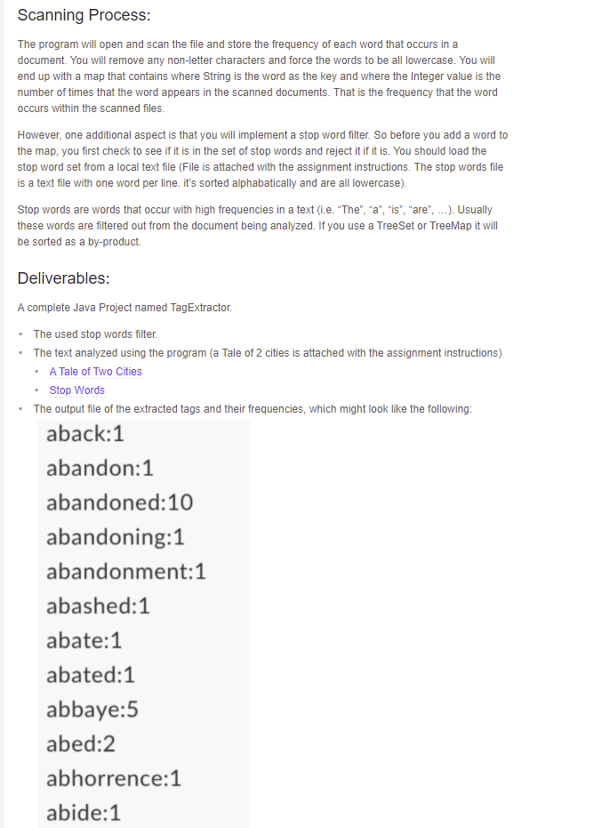 Solved Scanning Process: The program will open and scan the | Chegg.com