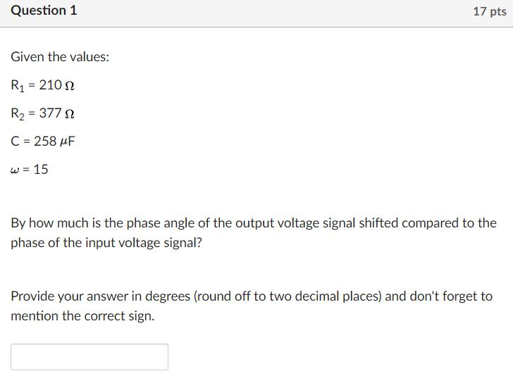 Solved Use the following circuit to answer questions 1 | Chegg.com