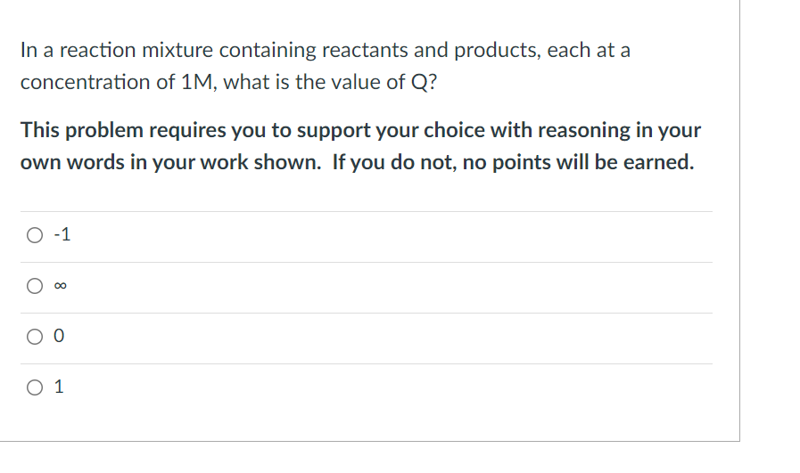 Solved In a reaction mixture containing reactants and | Chegg.com