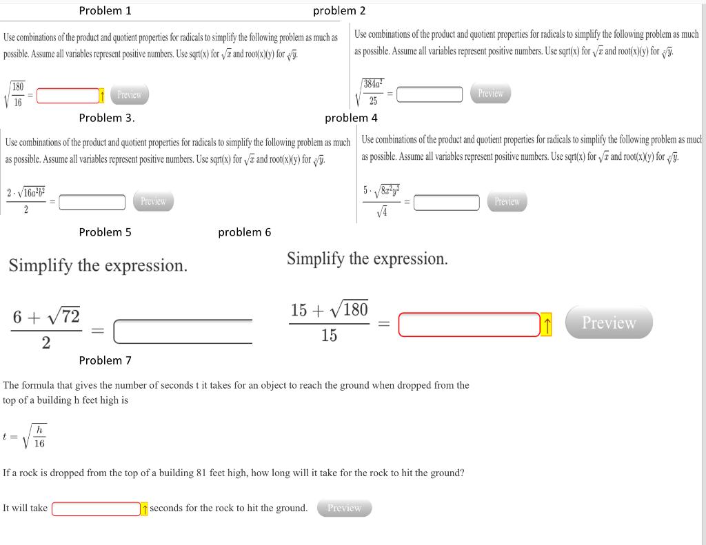 Solved Problem 1 problem 2 Use combinations of the product | Chegg.com