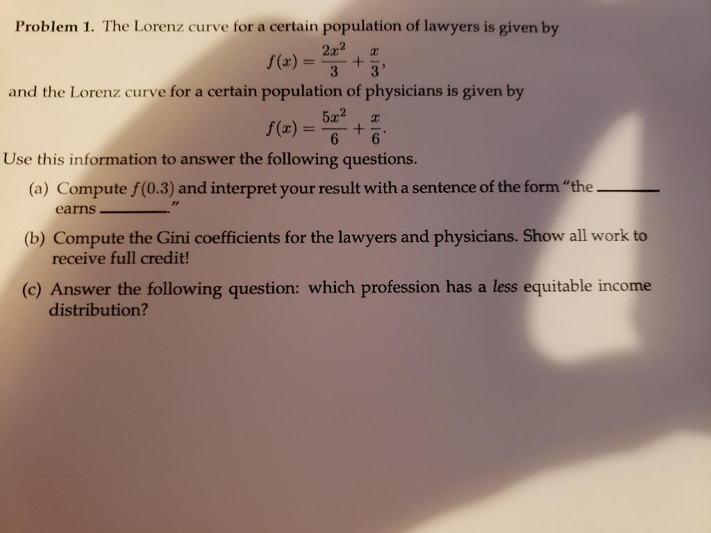 Solved For question 1 do the problem for both the lawyers | Chegg.com