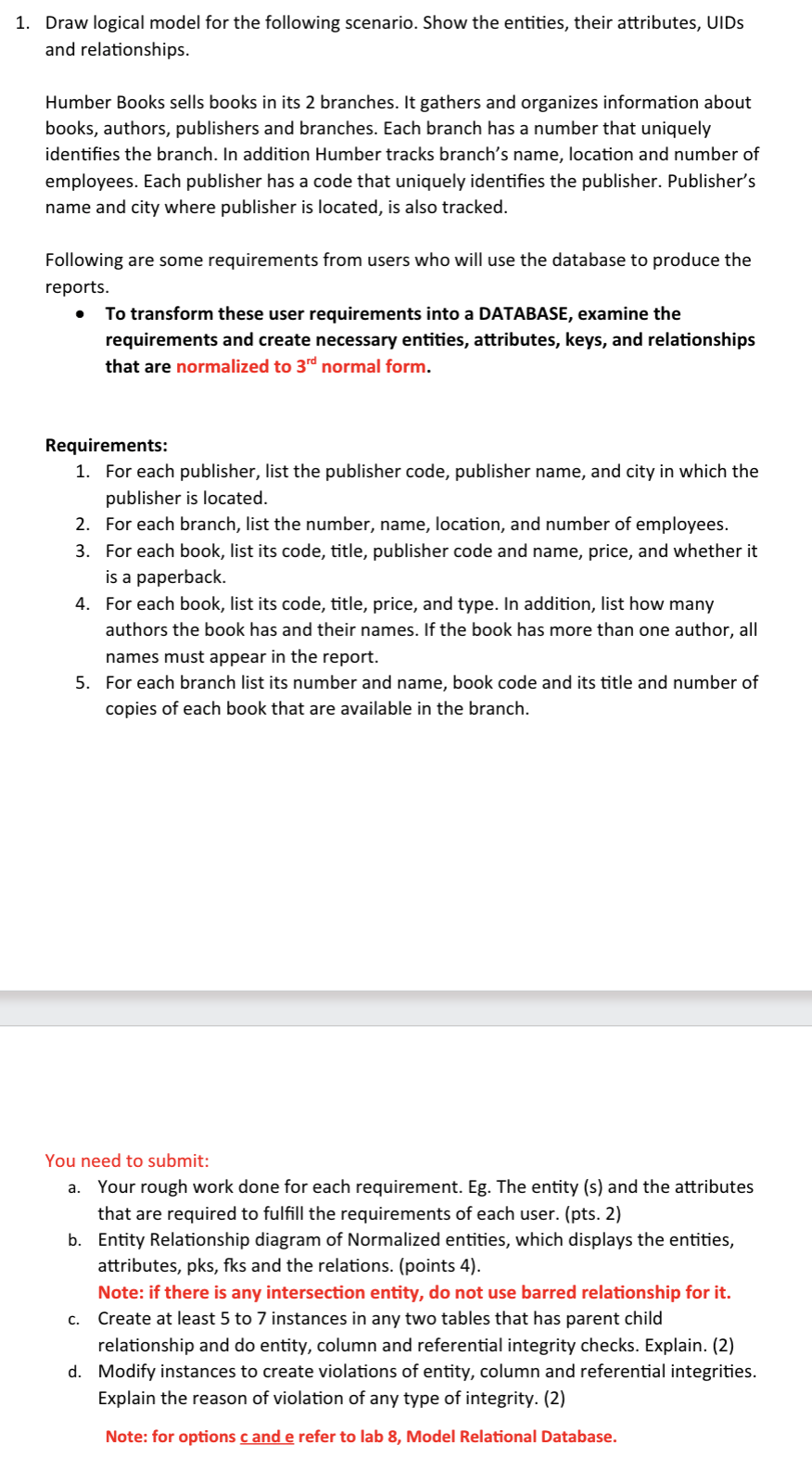 Solved Requirements: 1. For each publisher, list the | Chegg.com