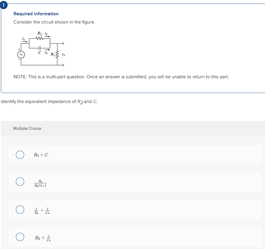 Solved Required Information Consider The Circuit Shown In | Chegg.com