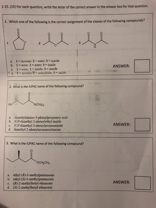 Naming Amines And Amides Worksheet – UXPHK