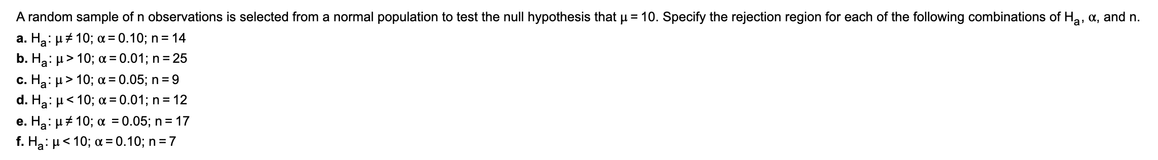 Solved A random sample of n observations is selected from a | Chegg.com