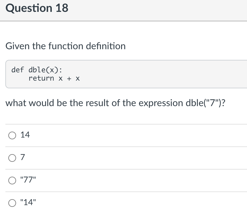 Solved What Would Be The Result Of The Expression Here It Chegg