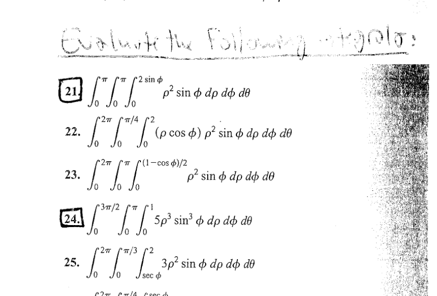 Solved Solve the integrals | Chegg.com