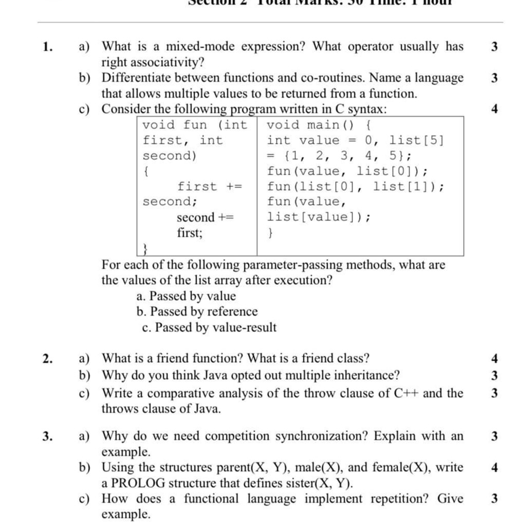 Solved a) ﻿What is a mixed-mode expression? What operator | Chegg.com