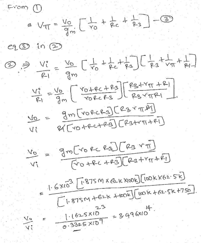 Solved 13.59 The ac equivalent circuit for an amplifier is | Chegg.com