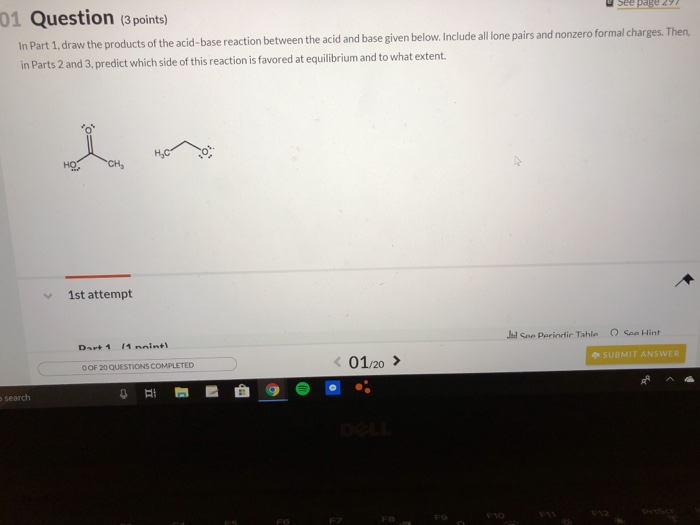 Solved 01 Question (3 points) u See page 29 in Part 1.draw | Chegg.com