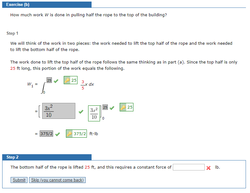 Solved A heavy rope, 50 ft long, weighs 0.6 lb/ft and hangs
